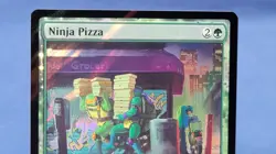 Ninja Pizza Commander: Teenage Mutant Ninja Turtles MTG (Surge Foil) Near Mint - Image 3