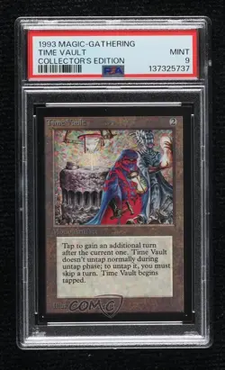 Time Vault Magic: Collectors' Edition Non-Playable Gold Backs PSA 9 MINT 1993 - Image 1