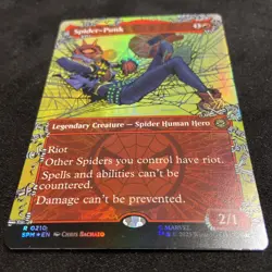 Spider-Punk (0210) (Borderless) Foil Marvel's Spider-Man MTG SPM - Image 5