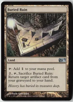 Buried Ruin (224) - Normal - Magic 2012 (M12) - NM - Image 1