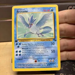 Pokemon Card - Articuno - WOTC - 1st Edition - 17/62 - Fossil - LP - NON-HOLO - Image 5