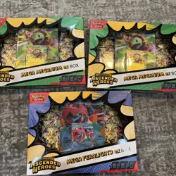 LOT OF 3 Pokemon TCG Ascended Heroes Mega ex Box Bundle New - Image 1