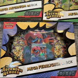 LOT OF 3 Pokemon TCG Ascended Heroes Mega ex Box Bundle New - Image 3