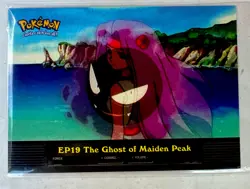 Pokemon Topps GHOST OF MAIDEN PEAK EP19 TV Animation Edition Blue Logo NM-MT ❤ - Image 1