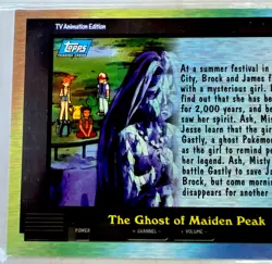 Pokemon Topps GHOST OF MAIDEN PEAK EP19 TV Animation Edition Blue Logo NM-MT ❤ - Image 5