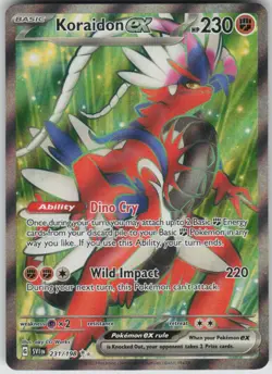 Pokemon Koraidon ex Ultra Rare SV01: Scarlet & Violet Base Set 231/198 NM - Image 1