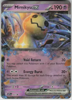 Pokemon Mimikyu ex Promo SV: Scarlet & Violet Promo Cards 004 NM - Image 1