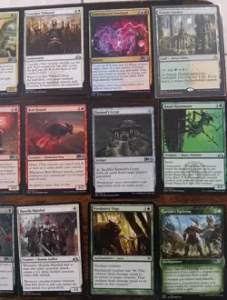 MTG Magic The Gathering Temple Garden 18 Cards Lot - Image 2