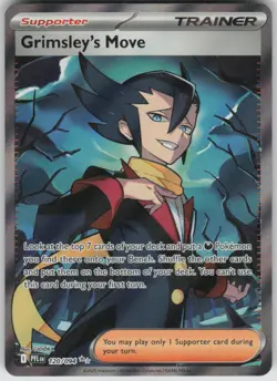 Pokemon Grimsley's Move Ultra Rare ME02: Phantasmal Flames 120/094 NM - Image 1