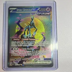 Pokemon Iron Crown ex 206/162 SV05 Temporal Forces Full Art Holo Special Rare - Image 1