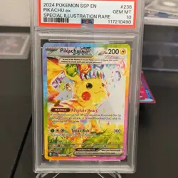 The Pokemon Company Pikachu ex 238/191 Surging Sparks Illustration Rare Holo PS… - Image 1