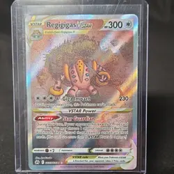 The Pokemon Company Regigigas VSTAR GG55/GG70 Crown Zenith Ultra Rare Holo Card - Image 1