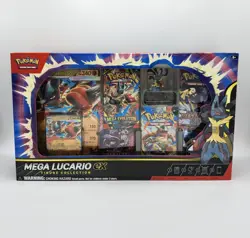 Pokemon TCG Mega Lucario ex Premium Figure Collection Box Factory Sealed - Image 1