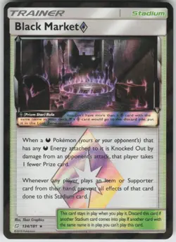 Pokemon Black Market Prism Star Prism Rare SM - Team Up 134/181 NM - Image 1