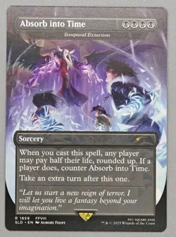 MTG x FINAL FANTASY SECRET LAIR - ABSORB INTO TIME #1859 NON-FOIL - Image 1