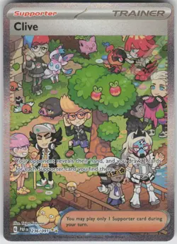 Pokemon Clive Special Illustration Rare SV: Paldean Fates 236/091 NM - Image 1