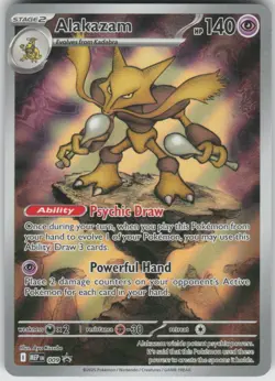 Pokemon Alakazam Promo ME: Mega Evolution Promo 009 NM - Image 1