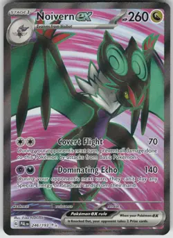 Pokemon Noivern ex Ultra Rare SV02: Paldea Evolved 246/193 NM - Image 1