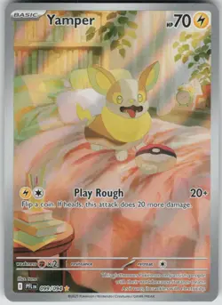 Pokemon Yamper Illustration Rare ME02: Phantasmal Flames 099/094 NM - Image 1