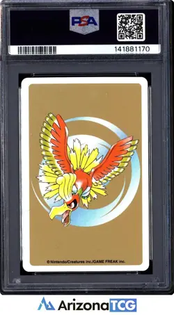 Pokemon 2000 Exeggcute 102 9 Of Diamonds Gold Playing Card Japanese PSA 10 - Image 2