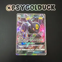 Pokemon TCG Umbreon GX Sun Moon 80/149 Holo Ultra Rare Played B20 - Image 1
