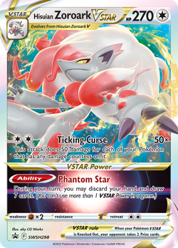 Hisuian Zoroark VSTAR - Black Star Promo SWSH298 - MINT - Pokemon - Image 1