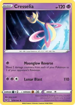 Cresselia 074/196 Holo Rare Pokemon Lost Origin NM/M - Image 1