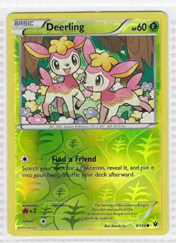 Deerling 8/124 Common Fates Collide Pokemon Reverse Holo Near Mint - Image 1