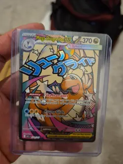 Pokemon Mega Dragonite EX Full Art Holo Card 370 HP EX 271/217 - Image 1