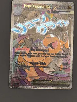 Pokemon Mega Dragonite EX Full Art Holo Card 370 HP EX 271/217 - Image 4