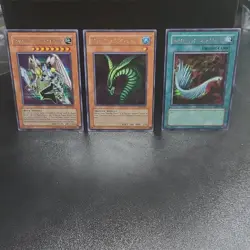 Yu-Gi-Oh! TCG sd lot sinister serpant, valkyrion, harpies feather duster - Image 1