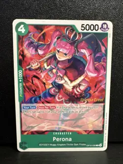 Perona OP10-036 Release Event Stamped Royal Blood One Piece NM - Image 1