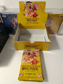 🧭One Piece Kingdoms Of Intrigue OP04 Booster Pack English Lets Go!🏴‍☠ - Image 1