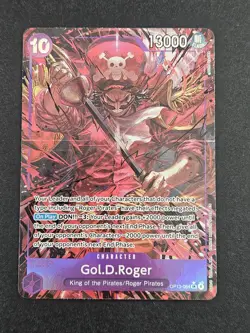 One Piece Carrying On His Will Gol D Roger OP13-064 Alternate Alt Art - Image 2