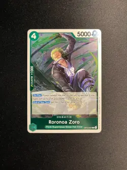 4x One Piece OP13-037 R Roronoa Zoro - ENG - Foil - Playset - TCG - NM/M - Image 1