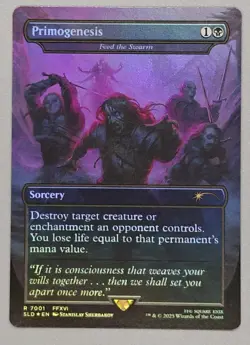 MTG x FINAL FANTASY SECRET LAIR - PRIMOGENESIS #7001 RAINBOW FOIL - Image 1