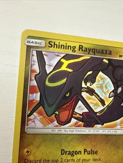 Pokemon Shining Rayquaza Shining Legends 56/73 Shiny Holo Rare 120MP 190 Attack - Image 2