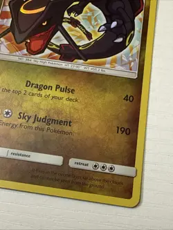 Pokemon Shining Rayquaza Shining Legends 56/73 Shiny Holo Rare 120MP 190 Attack - Image 4