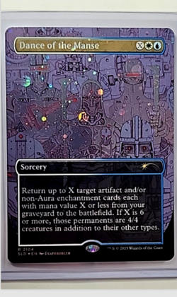 2025 MTG Magic the Gathering SLD Secret Lair Galaxy Foil 2104 Dance of the Manse - Image 1