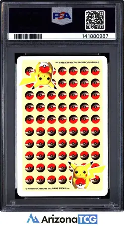 Pokemon Stadium 1998 Jigglypuff Ace Of Clubs Yellow Playing Card Japanese PSA 9 - Image 2