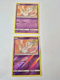 Mew 32/68 Rare Hidden Fates Pokemon Reverse Holo NM/M Non Holo - Image 1