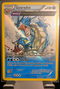 Pokemon TCG Gyarados 21/122 XY BREAKpoint Holo Rare Theta Double - Image 1