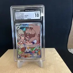 Pokemon Arven's Greedent CGC 10 Art Rare Sv9a Heat Wave Arena Holo 075/063 - Image 1