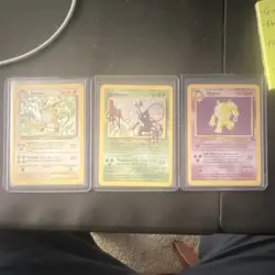 Pokemon TCG Raichu Heracross Hypno Card Lot 3 Wizards of the Coast English - Image 1