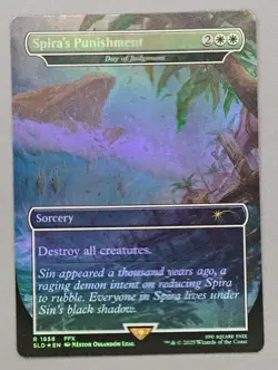 MTG x FINAL FANTASY SECRET LAIR - SPIRA'S PUNISHMENT #1858 RAINBOW FOIL - Image 1