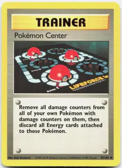 Pokemon Center Uncommon Base Set 085/102 LP - Image 1