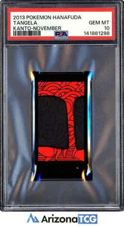 Pokemon 2013 Tangela Kanto-November Pokemon Hanafuda GEM MINT PSA 10 - Image 1