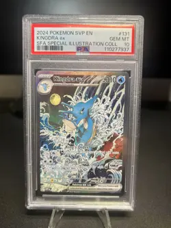 2024 POKEMON PROMO SPECIAL ILLUSTRATION COLL #131 KINGDRA EX PSA 10 - Image 1