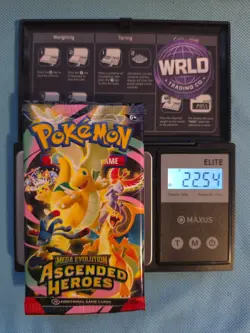 HEAVY!! 🔥 22.54g Pokemon TCG Ascended Heroes Booster (Sealed)✅ GOD PACKUUU - Image 1