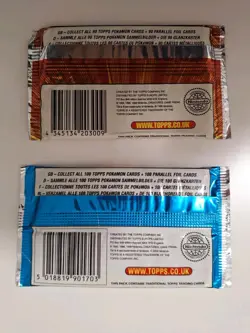 Pokemon topps pack serie 1 e 2 pacchetti sealed chiusi booster 90 - Image 2